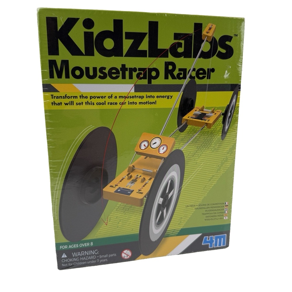 Toysmith‎ KidzLabs Mousetrap Racer In Box Race Car Brand New Sealed